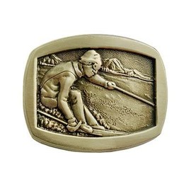 Indiana Metal Craft Downhill Ski Belt Buckle OBMS112 IMC-Retail