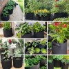 5-Pack 7 Gallon Heavy Duty Non-woven Planting Bags Breathable Handles
