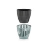 minify Blumentopf-Set mit 3 Größen ⌀149/165/188mm Design-Pflanztöpfe für Innen- und