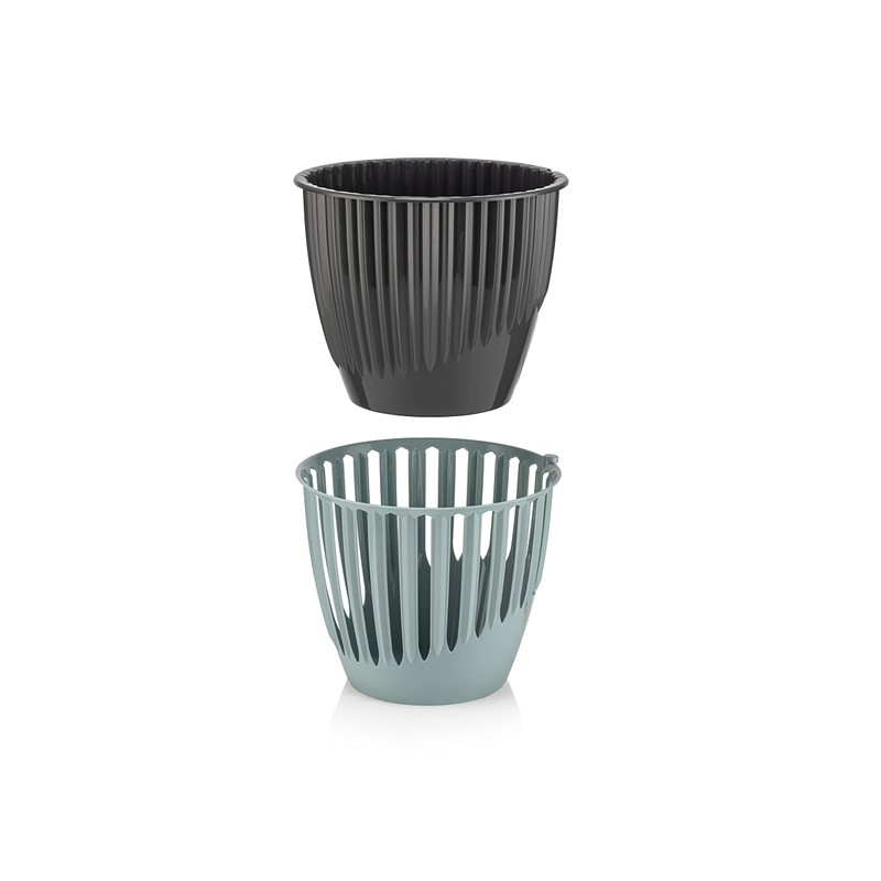 minify Blumentopf-Set mit 3 Größen ⌀149/165/188mm Design-Pflanztöpfe für Innen- und