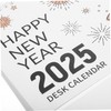Angoily 2025 Flip Desktop Calendar with Wire Binding Sturdy Monthly