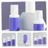 Mikinona 15ml Airless Pump Bottles Travel Size Leakproof Lotion Bottles