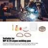 Tig Torch Glass Cup Collet Brass Replacement Welding Equipment Accessories