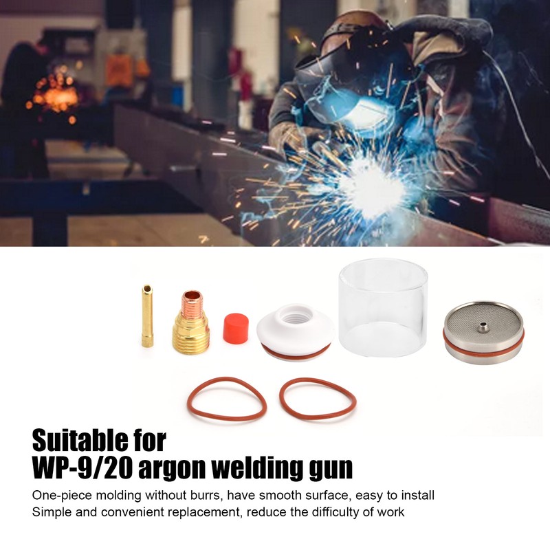 Tig Torch Glass Cup Collet Brass Replacement Welding Equipment Accessories