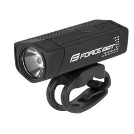 Force Bicycle Front Light DOT USB Charging 300 Lumens Waterproof 2.6 x 1.1 x 0.9 inches (65 x 28 x 23 mm)