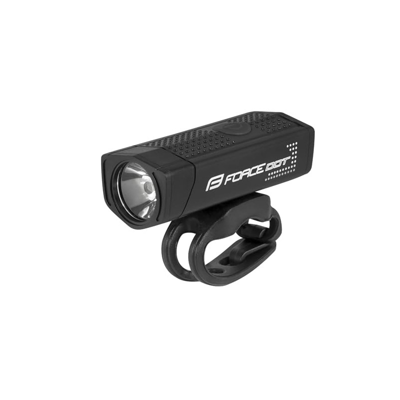 Force Bicycle Front Light DOT USB Charging 300 Lumens Waterproof