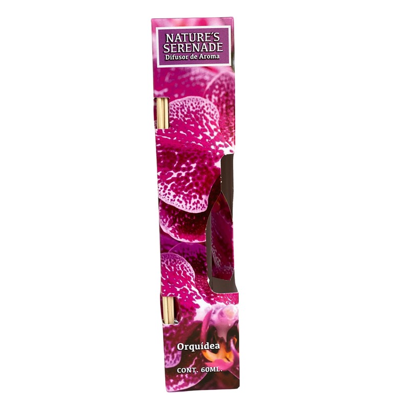 NATURE'S SERENADE DIFUSOR DE Aroma Varillas ORQUIDEA (Paquete DE 2