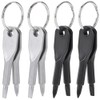 Eyech 8Pcs Mini Keychain Screwdriver,Outdoor Portable EDC Multifunction Screwdriver Set