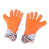 2pcs Soccer Gloves Nylon Polyurethane Fiber Latex Breathable Strong Grip