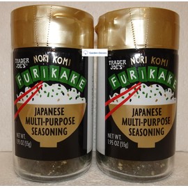 Trader Joe Nori Komi Furikake Japanese Multi-Purpose Seasoning 1.95oz 55g (Two Bottles)