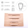 JOWE Furniture Handles Made of Wood Including Screws – Pack