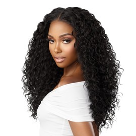 Sensationnel Bare Lace 13x6 wigs - Unit 2 Glueless synthetic with 180 degree preplucked hairline Non lifting 2040 larger grid thinner lace - BareLace unit 2 (2 DARKBROWN)