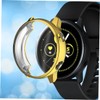 jojofuny 2pcs TPU Protective Plating Case for Watch Active Lightweight