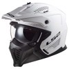 LS2 Helmets Open Face Drifter Helmet (Gloss White - Large)