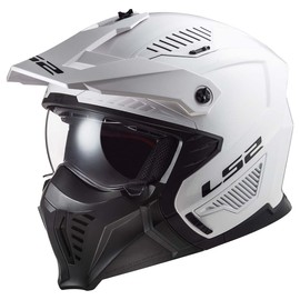 LS2 Helmets Open Face Drifter Helmet (Gloss White - Large)