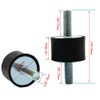 BOPOREAE 4 Pcs M10 40 x 30 mm Rubber Isolator