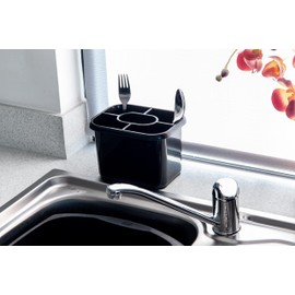 Addis Cutlery Drainer In Soft Black 571711