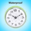 Waterproof Clock Wall Clock Strong Suction Cup Mini Size Waterproof