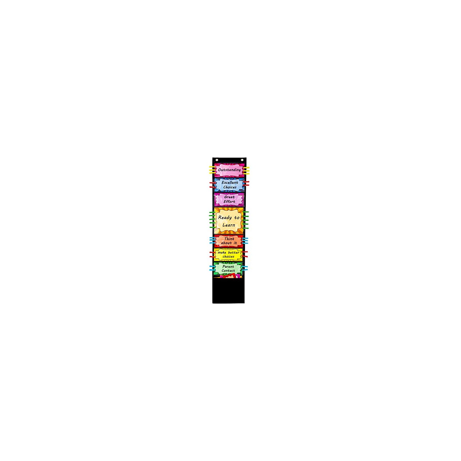 VNOM Student Behavior Clip Chart for Classroom Management Kids Reward ...