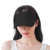 rooyvany Sun Visor Hat(Black)