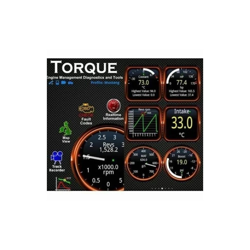 KINGBOLEN ELM327 OBD2 Code Reader Bluetooth Auto Diagnostic Tool OBDII