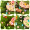 XIMISHOP 113PCS Mini Luminous Resin Animals，Coloful Cute Mini Resin Animals