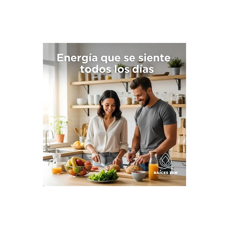 Complejo B Raíces Zen 640mg 120 Cápsulas Sin Sabor Suplemento