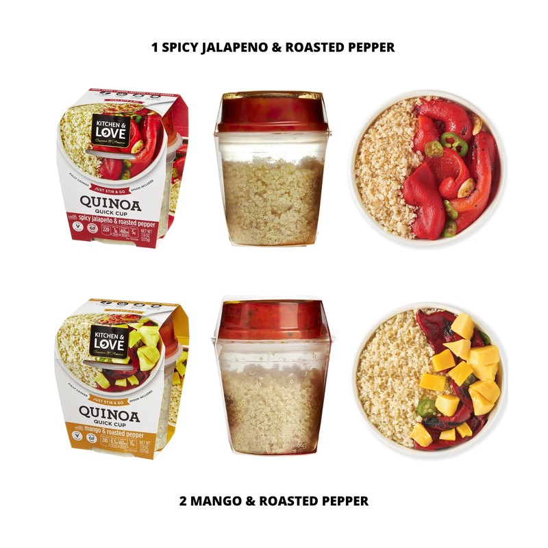 Kitchen & Love Quinoa Quick Meal Variety Box 6-Pack |