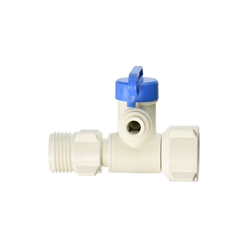 John Guest PASVPP5 Angle Stop Adapter Valve, 1/2" x 3/8"