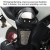 1 Pair Motorcycle Knee Pads Drop Resistance Rubber Cycling Protective