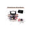 FIVGACE Kit de maquillaje profesional multicolor portátil para viaje completo