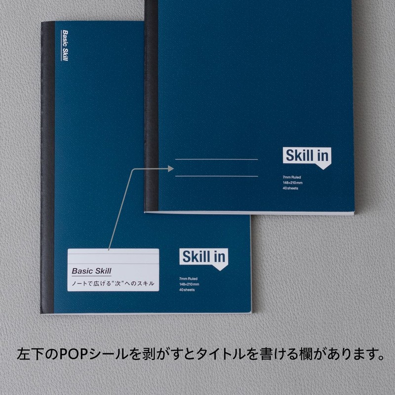 Apica CFSA5Y05T Skill-In Notebook for Re-Learning for Working People, A5,