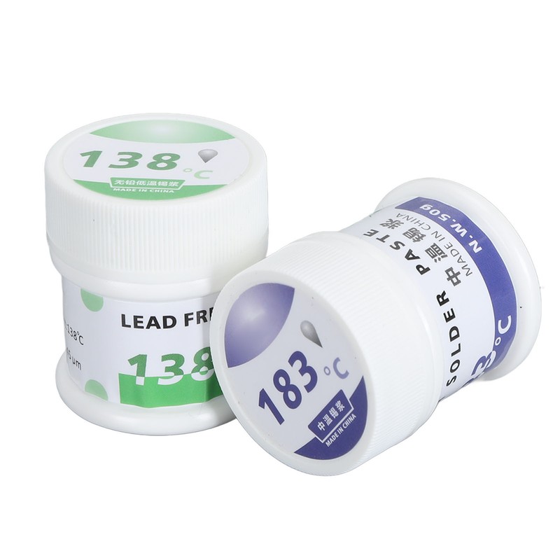 Electronic Chip Solder Paste 50gx2 138℃ and 183℃ Multifunctional Soldering