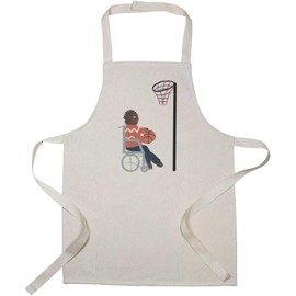 'Playing Netball In A Wheelchair' Kid’s Cooking Apron (AP00065420)