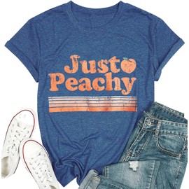 IRISGOD Womens Graphic Tees Casual Summer Short Sleeve Vintage T Shirts Tops