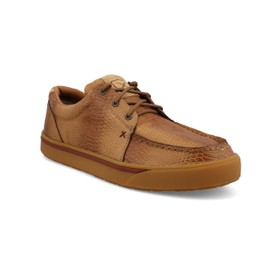 Twisted X Men's Kicks, Moc Toe, Camel, 10.5 M