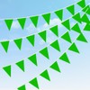 Polyester Fabric Bunting Banner 20M Green Bunting Banner with 40