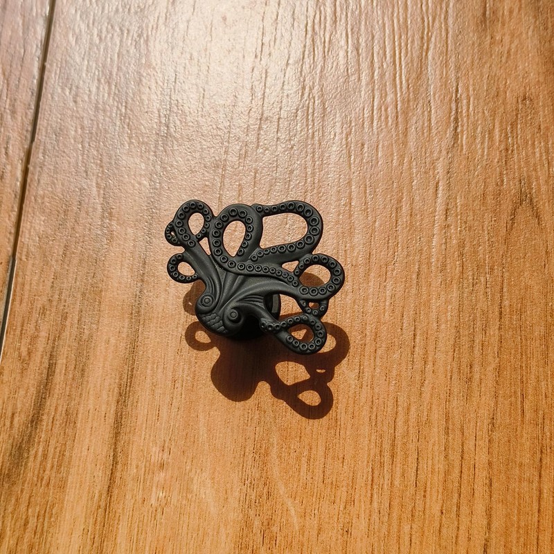 LLDYNW 4 pcs Octopus Drawer Knobs Creative Shape Drawer Knobs