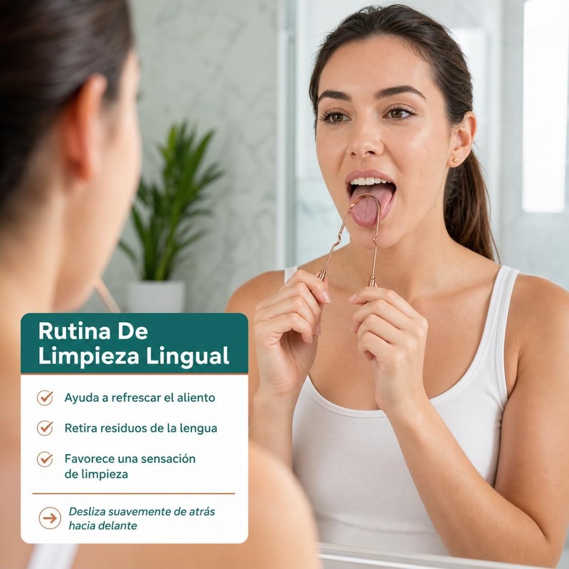 Raspador de Lengua de Acero Inoxidable (Paquete de 2)