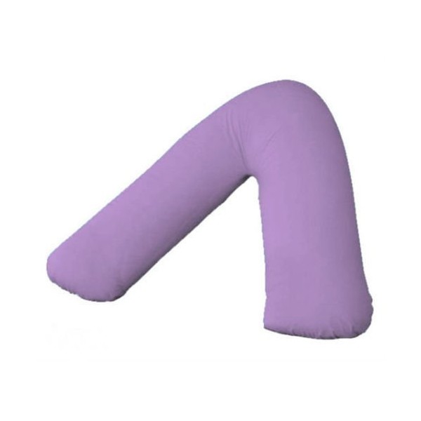 COTTON CONNECTION V SHAPED PILLOW CASE COVER PREGNANCY MATERNITY ORTHOPAEDIC