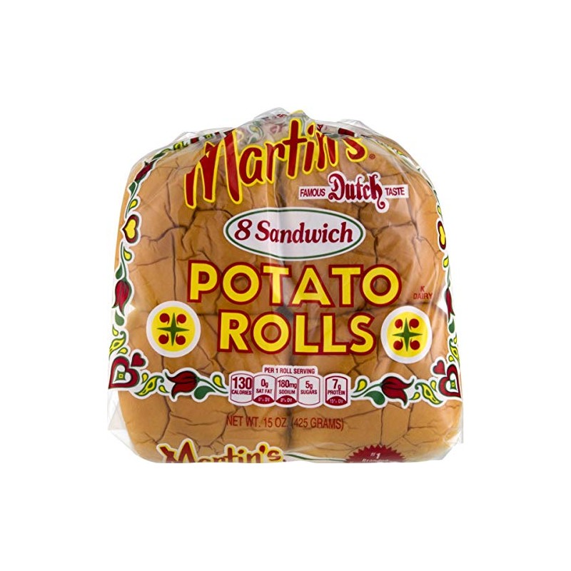 Martin's Potato Sandwich Rolls- 8pk 15 oz. Bag (3 Bags)