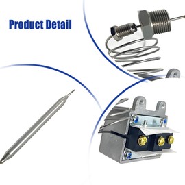 1177 High Limit Fryer Thermostat Switch Compatible with Fryer 3/8" Mpt Stuff Box 450°F LCCM2003000 Gas Fryer 301030005 Imperial ROBERTSHAW etc