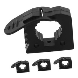 Mikinona 4pcs Rubber Mounting Clamp Holder for Pipes Durable Utility Bed Accessories for Truck and Boat Quick Installation Fasteners for Vehicle Maintenance