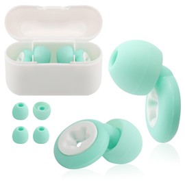 Ear Plugs,Noise Cancelling Ear Plugs for Sleeping, Swimming, Studying, Working, Concert Ear Plugs with 3-Layer Noise Reduction