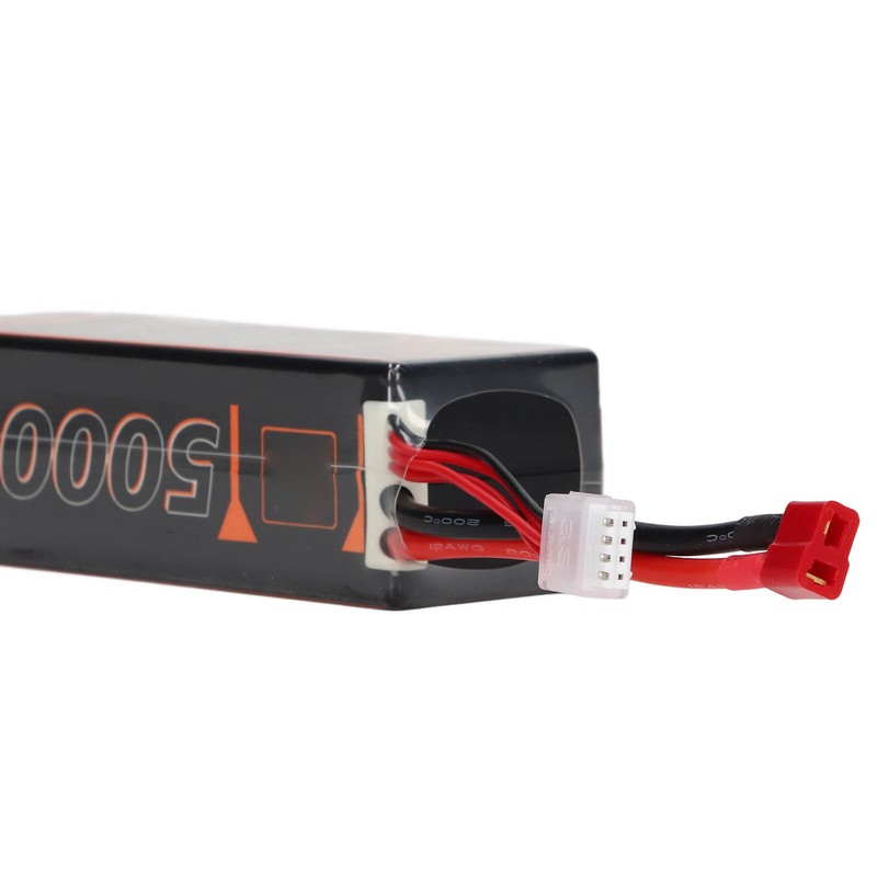 11.1V 5000mAh 100C 3S LiPo Battery with T Shaped Red