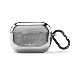 CASETiFY Mirror Airpods (1st/2nd Gen) Case with Ring - Lil Ghosts AirPods Pro Case by GMF Designs - Silver