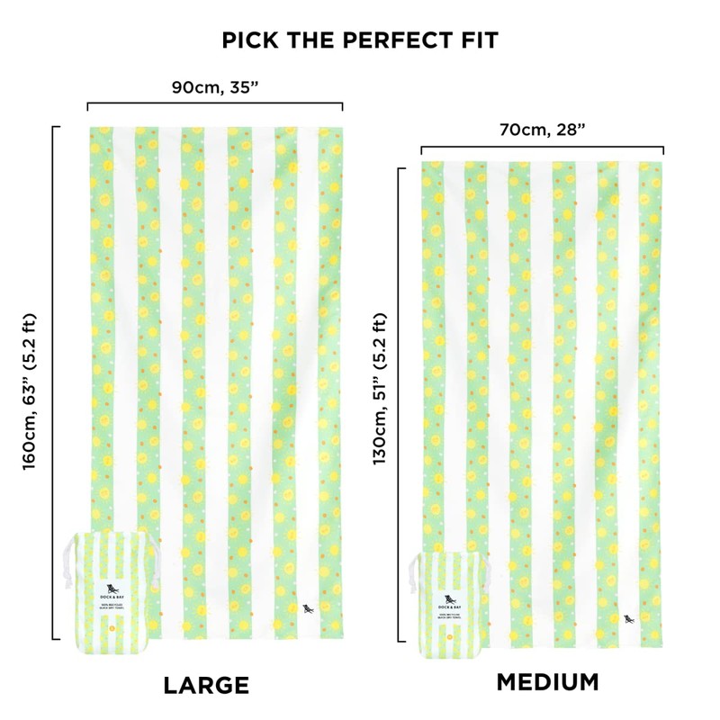 Dock & Bay Kid's Towel - For Beach Use -
