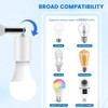 NWPangu 3PCS Light Bulb Socket Extender,E26/E27 Bulb Extender Socket,350 Degree