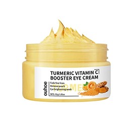 Crema para ojos con cúrcuma y vitamina C, crema iluminadora e hidratante para ojos, alivio de las ojeras, El                                          