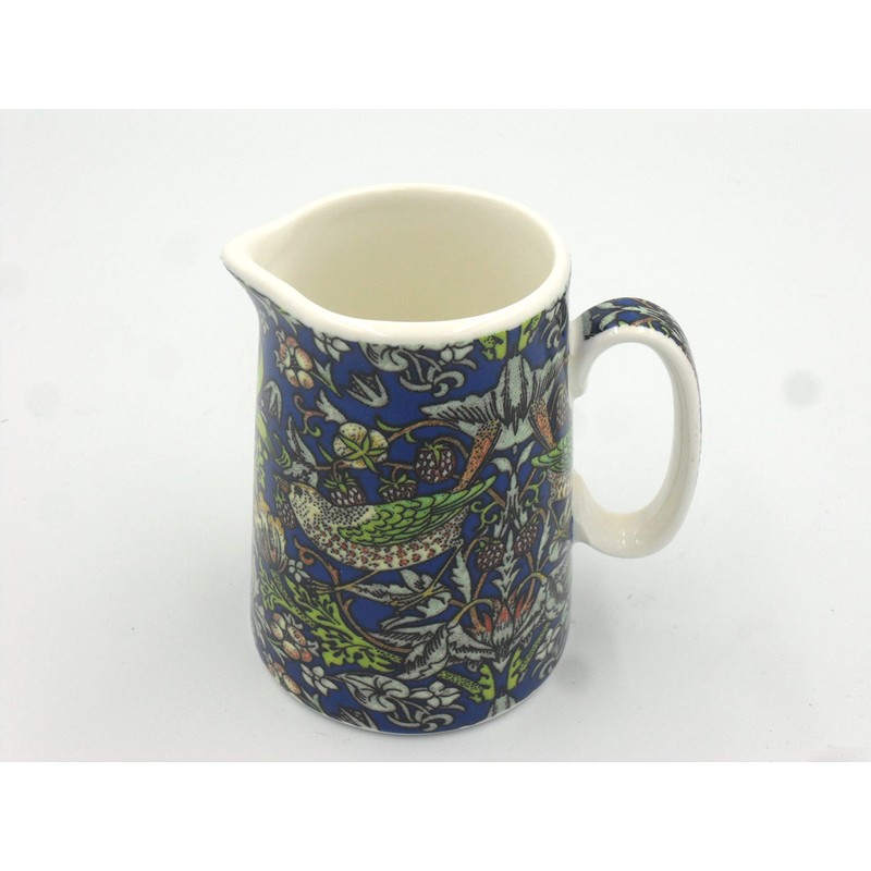 William Morris Blue Strawberry Thief Cream jug for The Abbeydale
